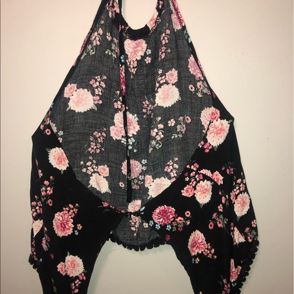 Bluenotes cropped halter with open back - Picture 2 of 2